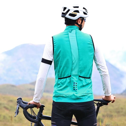 Sleeveless cycling jacket top