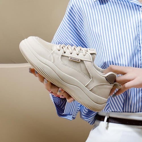 White thick shoes cheap