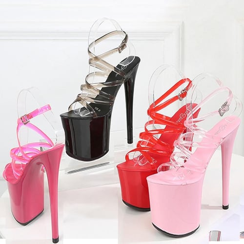 Super high heel sandals cheap