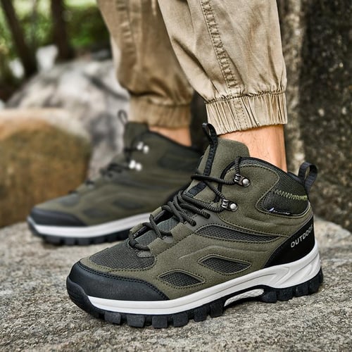 Mens mesh hiking shoes top