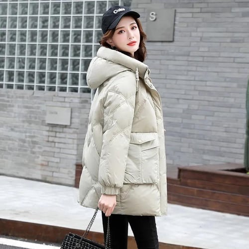 Long thin padded coat on sale