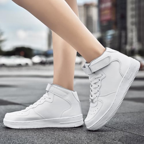 White hip hop shoes top
