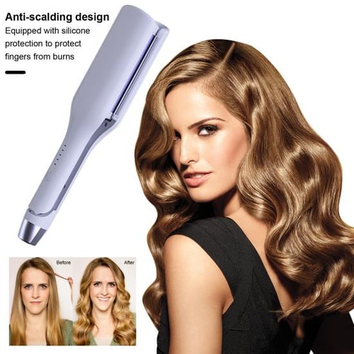 Curling iron for outlet damaged hair