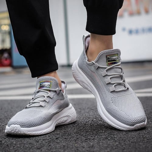 Men's fashion flyknit casual shoes clearance