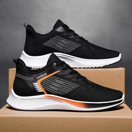品質保証 Surface Mesh Shoes Men's New Breathable Flying Casual Sports 靴