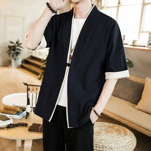 Yukata coat mens on sale