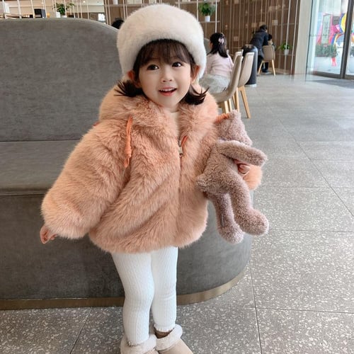 Korean style on sale ladies fleece coat
