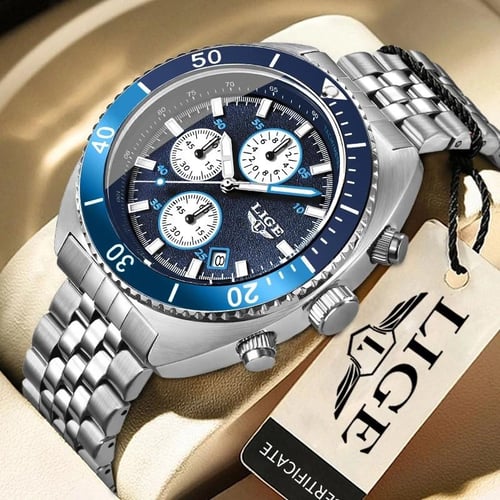 Lige luxury deals quartz watch