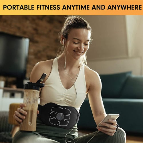 Abs Machine Abdominal Toning Belt Workout Portable Abs Stimulator