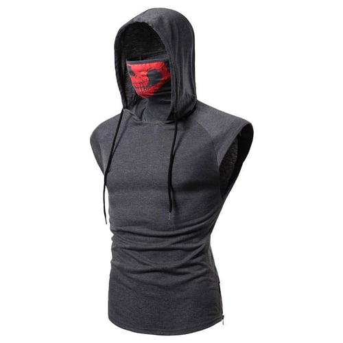 Sleeveless ninja hoodie clearance