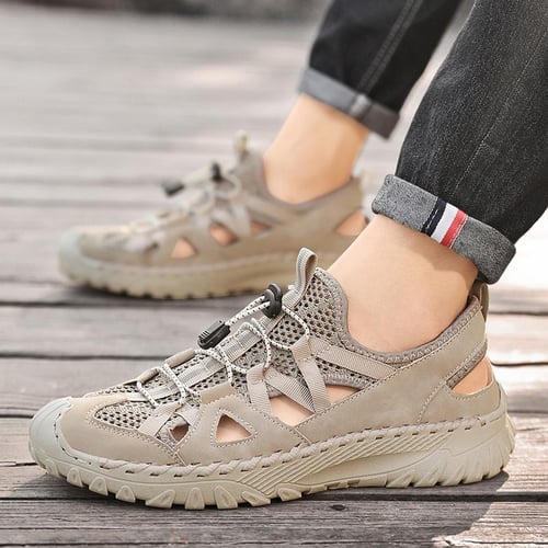 Slide hollow out sneakers clearance