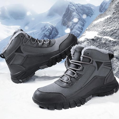 Mens waterproof snow discount sneakers