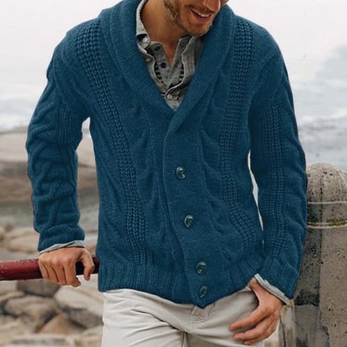 Men's fashion cardigan sweaters sales
