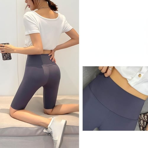 Knee length yoga shorts deals