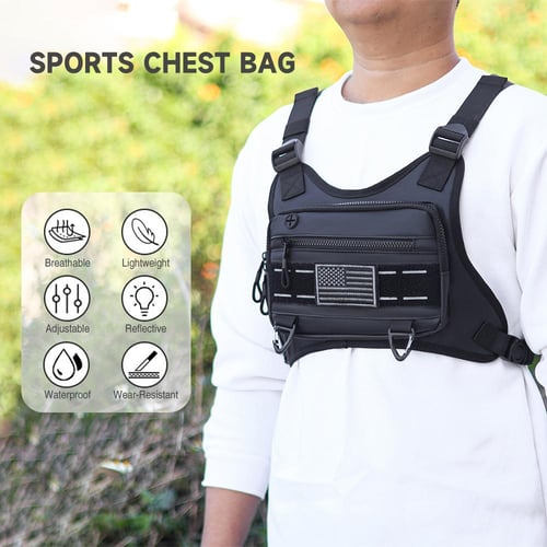 Mens chest vest bag on sale