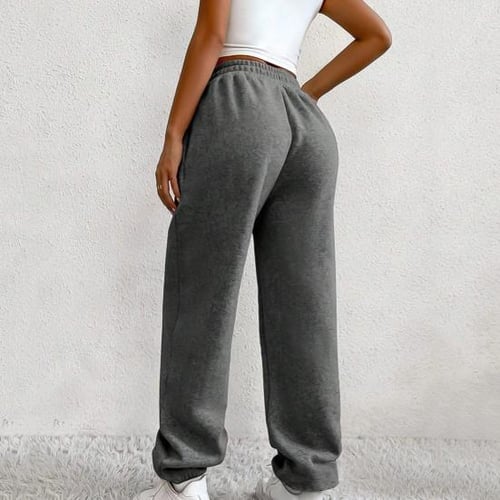 High rise banded sweatpants top