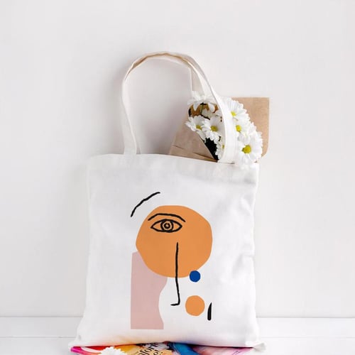 Ulzzang tote bag on sale