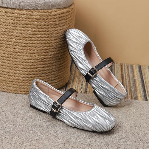 Dressy flats with ankle strap cheap
