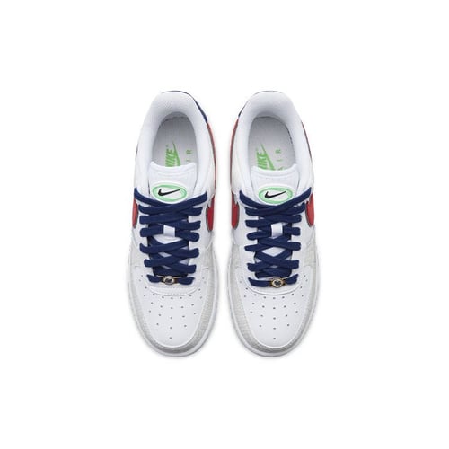 Nike air force 1 07 lx white university red new arrivals