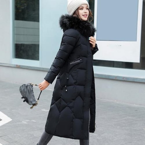 Knee length warm winter coats shop