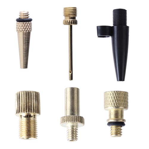 6x Air Valve Nozzle Needle Pump Adapter Set For Inflatable Ball