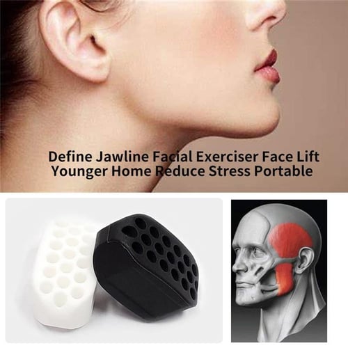 Jawline chewing device outlet