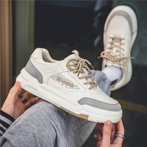 Men's casual platform versatile trend sneakers clearance