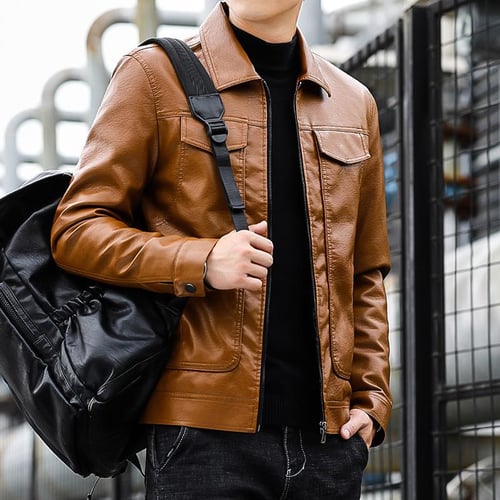 Korean leather jacket brands on sale