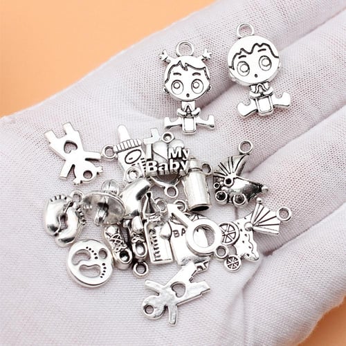 Baby feet charms bulk on sale