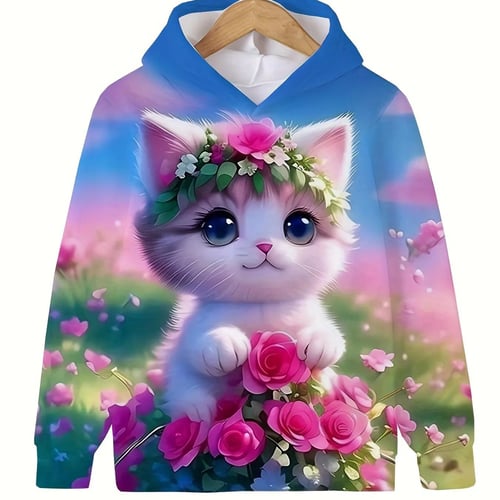 Boys cat hoodie deals