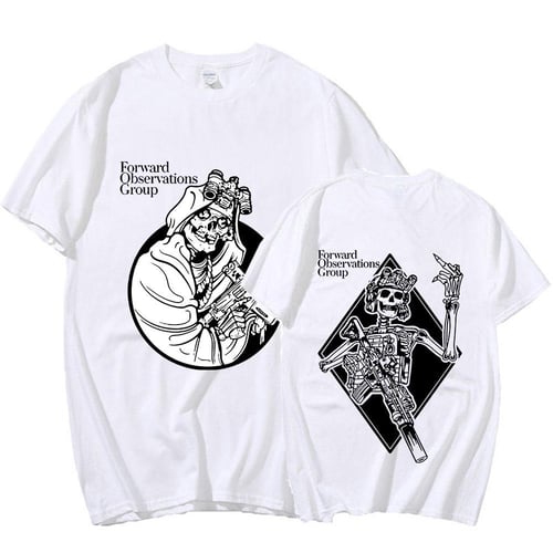 Gbrs Forward Observations Group T Shirt Punk Skeleton Gothic