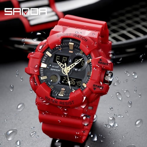 Unisex fashion personality led electronic sport watches cheap