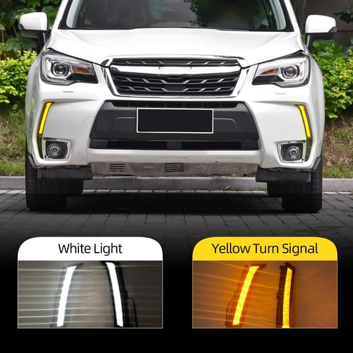2PCS Car led drl daytime running light for Subaru Forester 2013