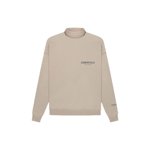 Essentials tan sweatshirt clearance