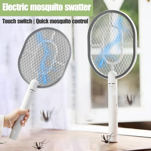 Electric Mosquito Swatter Fly Swatter USB Rechargeable Powerful