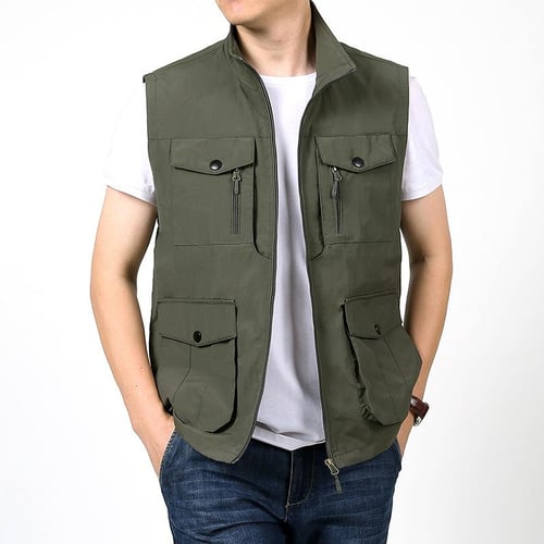 Children's multi pocket waistcoat hot sale