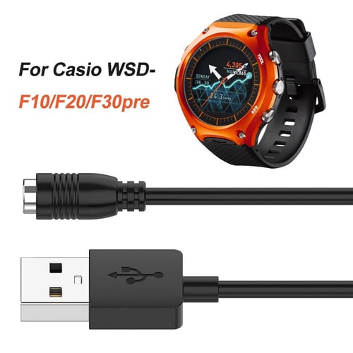 Casio protrek wsd f20 charging cable discount