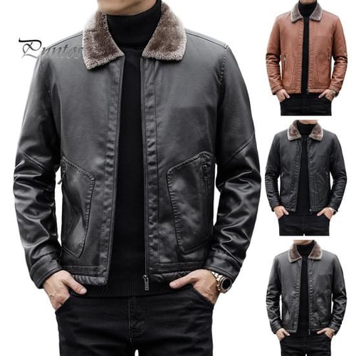 Lapel velvet long sleeve leather hotsell