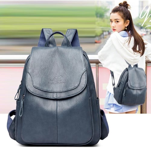 Woman's back mochilas top
