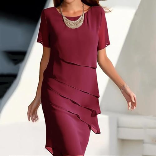 Cocktail and party chiffon dresses short store