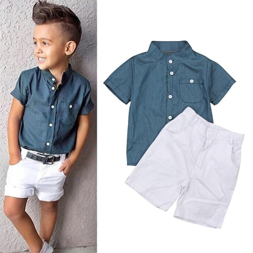 Boys white dress shorts best sale