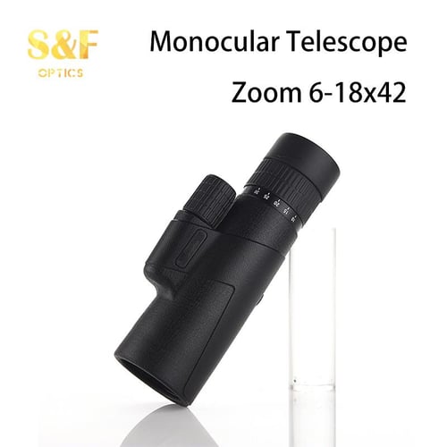 Hd Zoom Monocular Outdoor Telescope 6 18x42 High Power Ed Glass