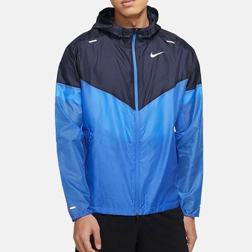 Men's nike sportswear colorblock windrunner hooded jacket sales