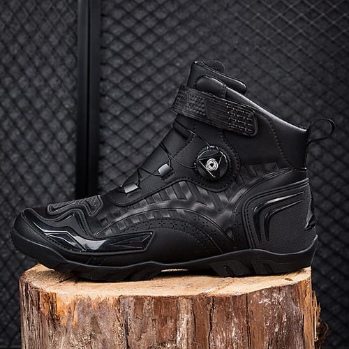 Large size motorcycle boots top