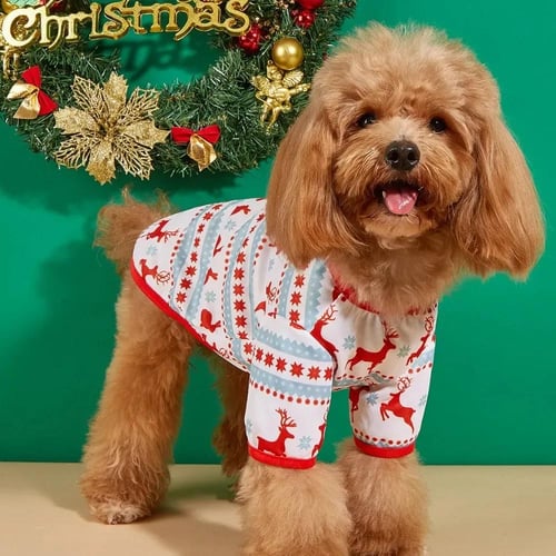 Christmas clothes for small dogs clearance