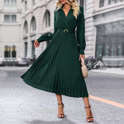 V neck one piece dress new arrivals
