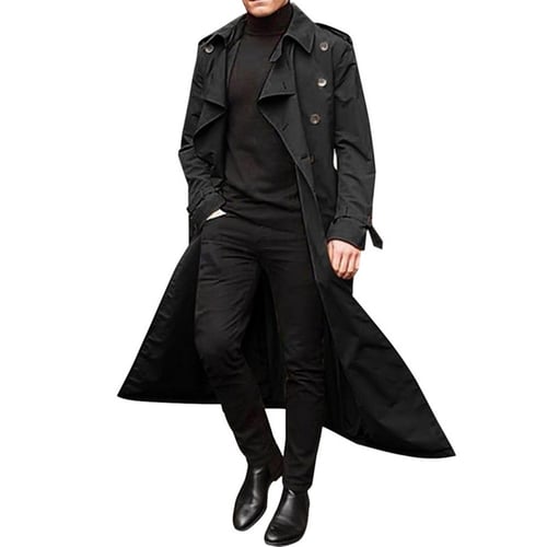 Men's floor length coat hotsell