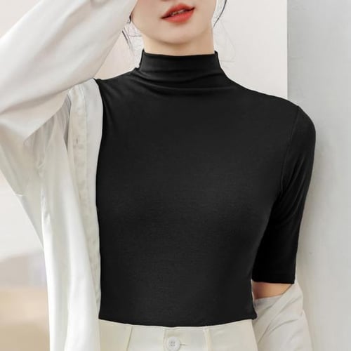 Summer turtleneck tops cheap