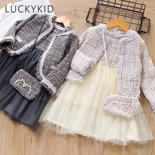 3 Pcs Set Girls Princess Dress Party Dresses Kids Girls Clothing Elegant Cute Girl Outfit Children Clothing buy 3 Pcs Set Girls Princess Dress Party