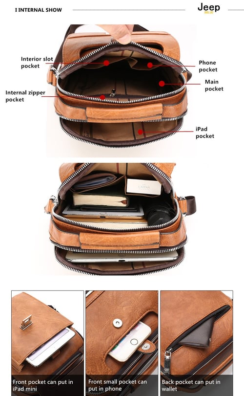 Jeep buluo messenger sales bag